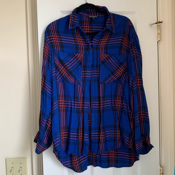 Express plaid button up - Picture 1 of 1